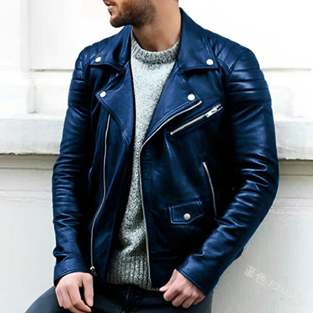 Classic Leather Biker Jacket