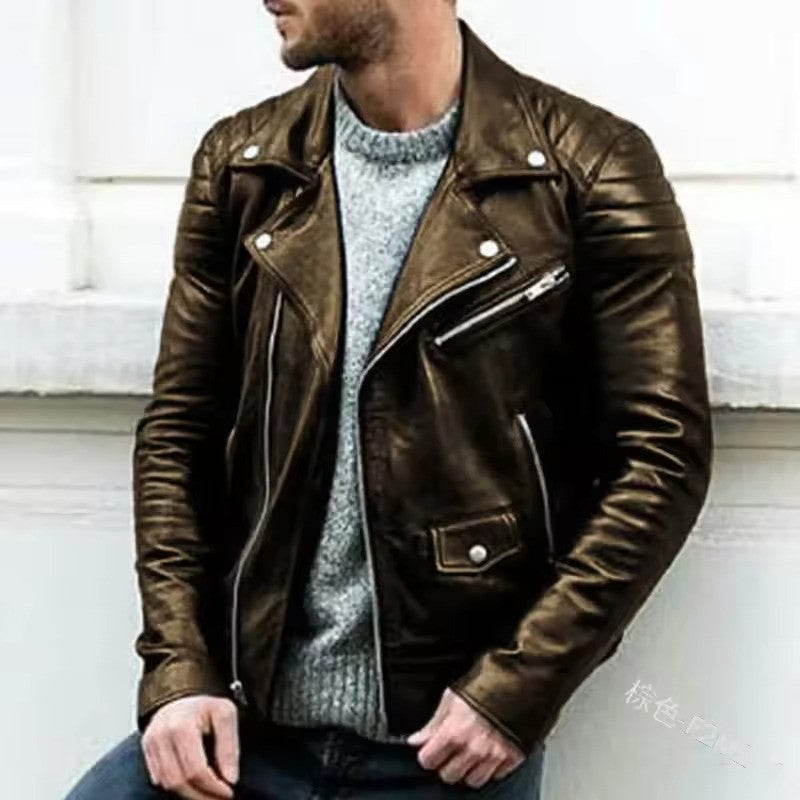 Classic Leather Biker Jacket