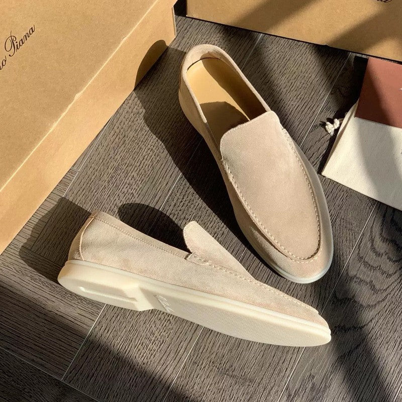 Classic Men's Suede Loafers - Autumn Edition