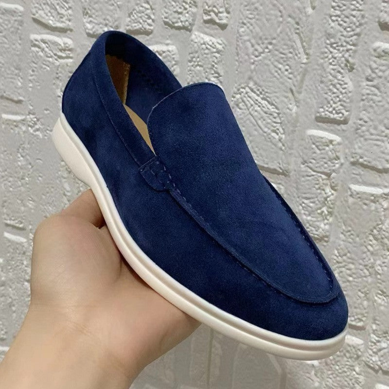 Classic Men's Suede Loafers - Autumn Edition
