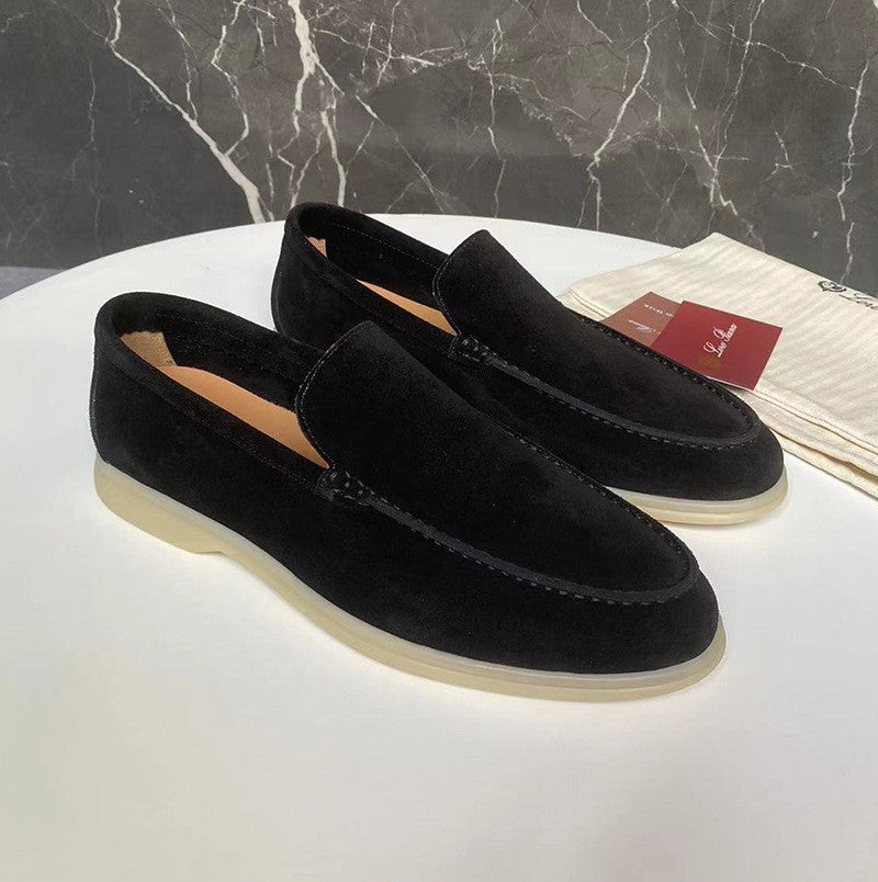 Classic Men's Suede Loafers - Autumn Edition