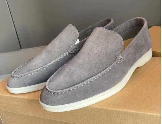 Classic Men's Suede Loafers - Autumn Edition
