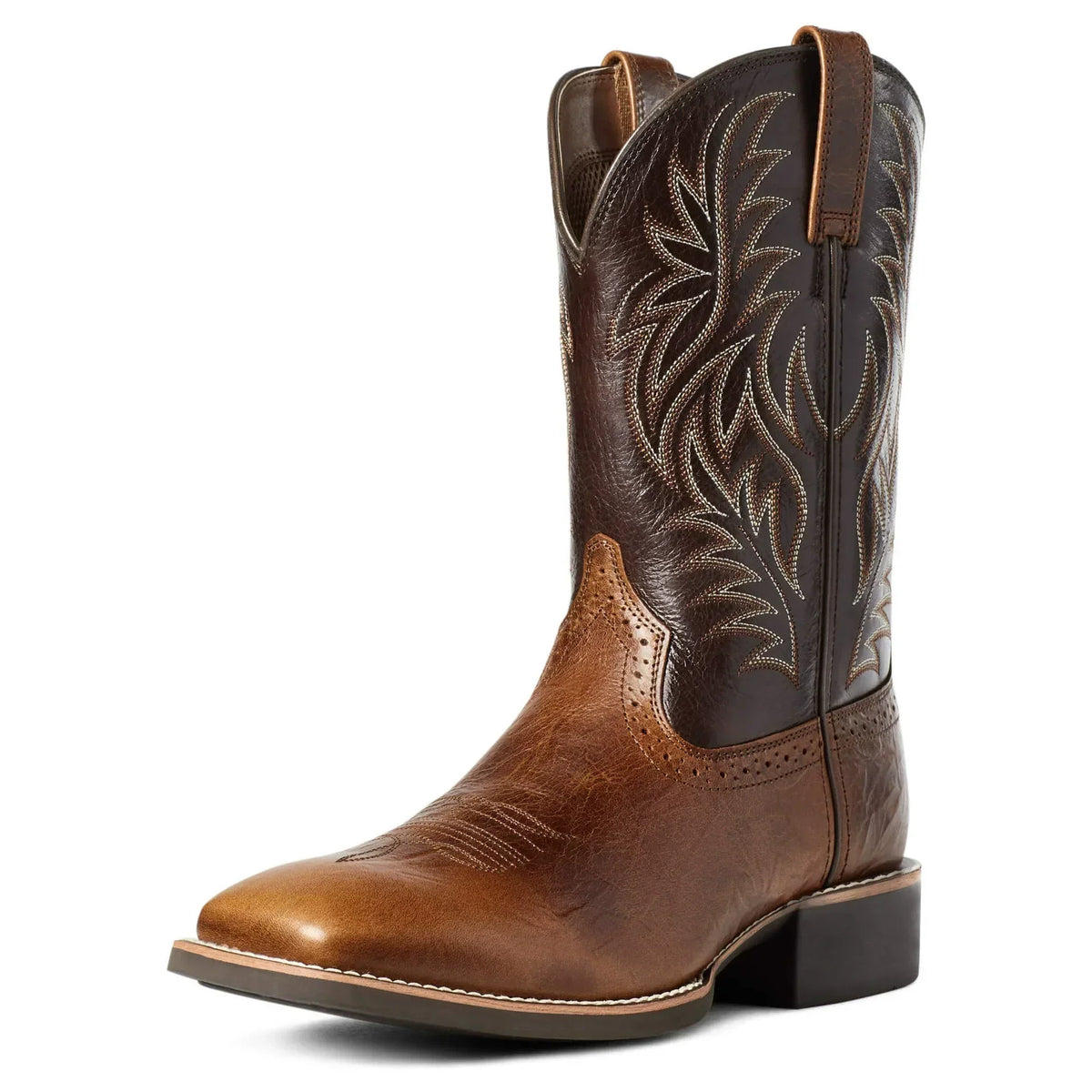 Classic Men's Western Dark Brown Cowboy Boots