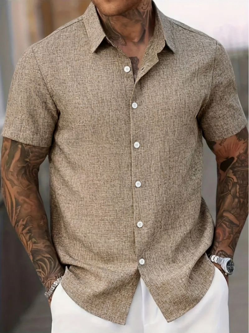Classic Short Sleeve Shirt for Men