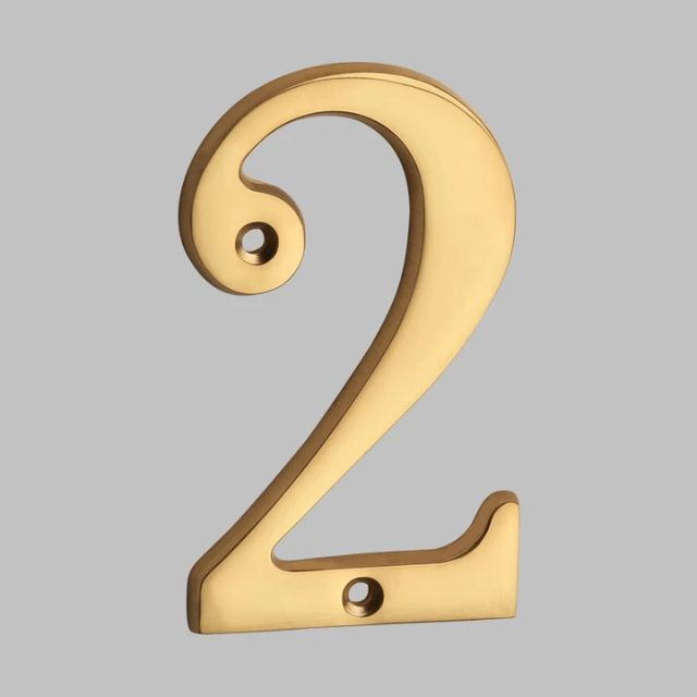 Classic Solid Brass House Numbers