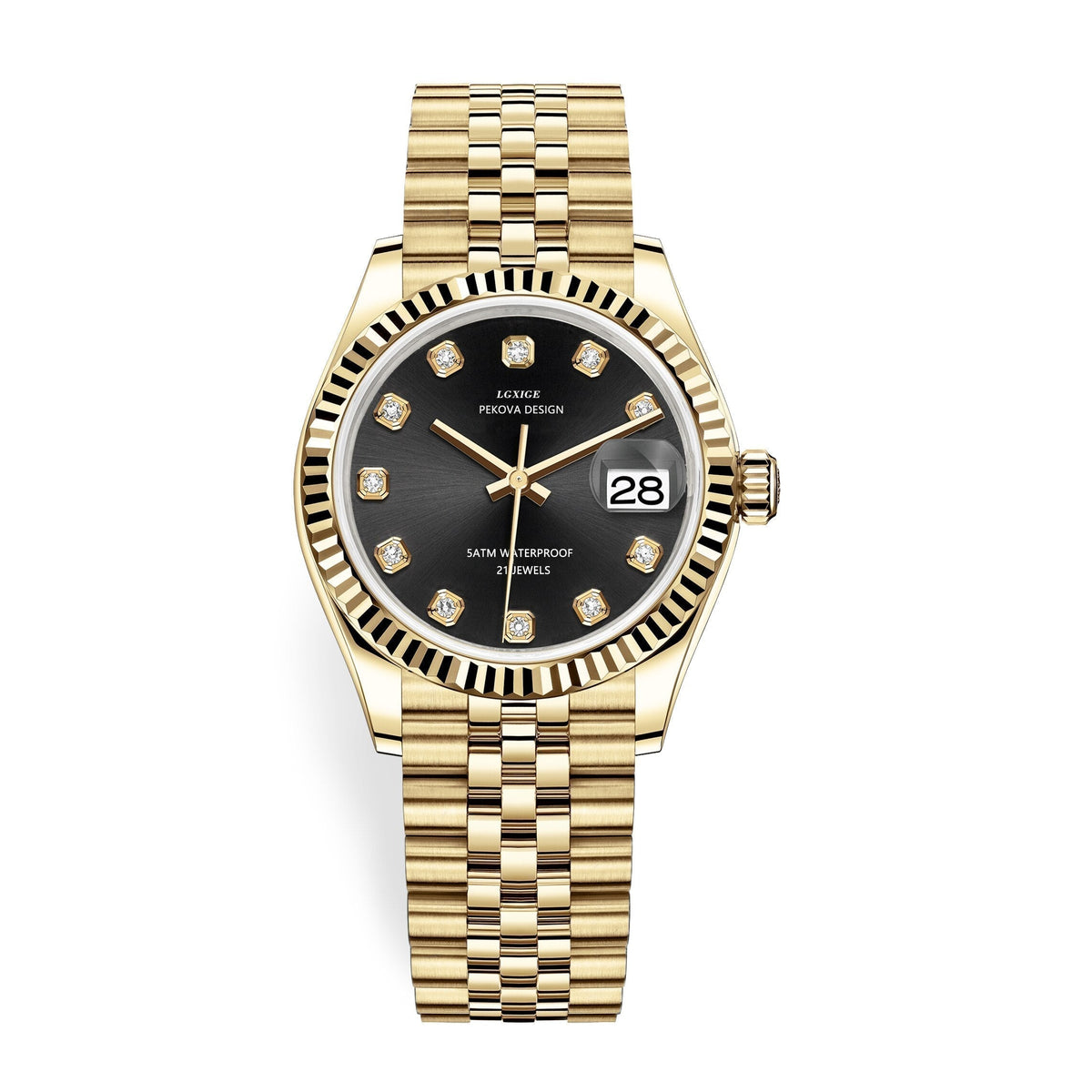 Classic Stainless Steel Wristwatch