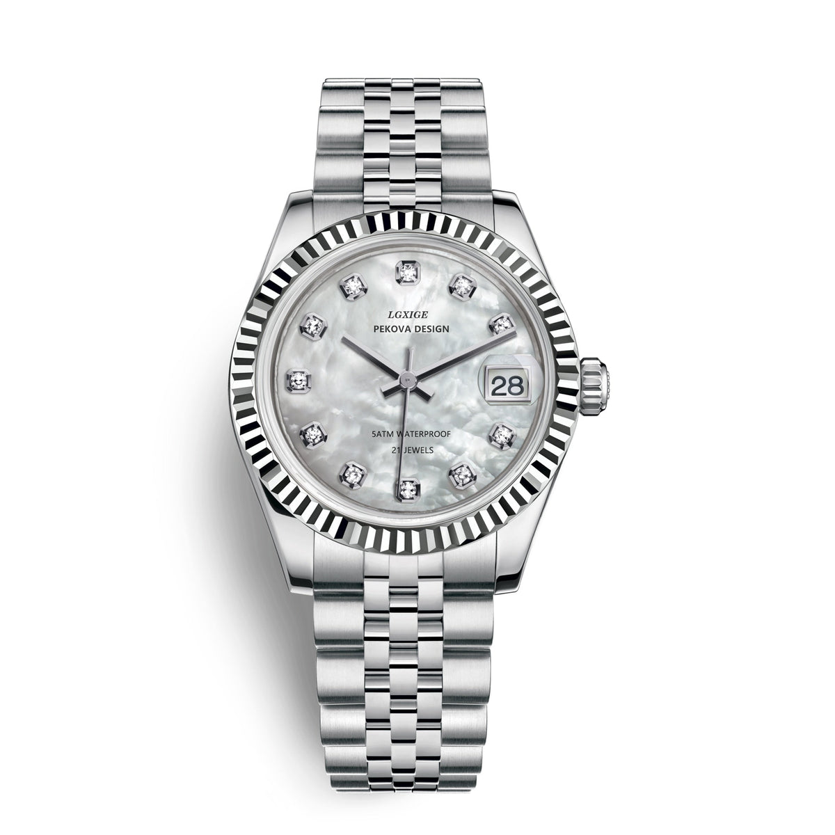 Classic Stainless Steel Wristwatch