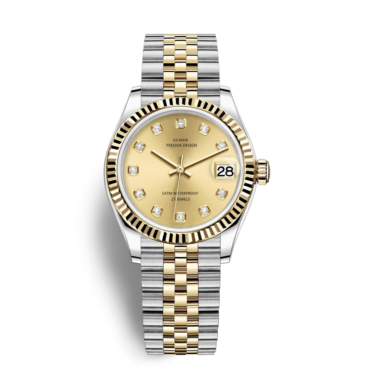 Classic Stainless Steel Wristwatch