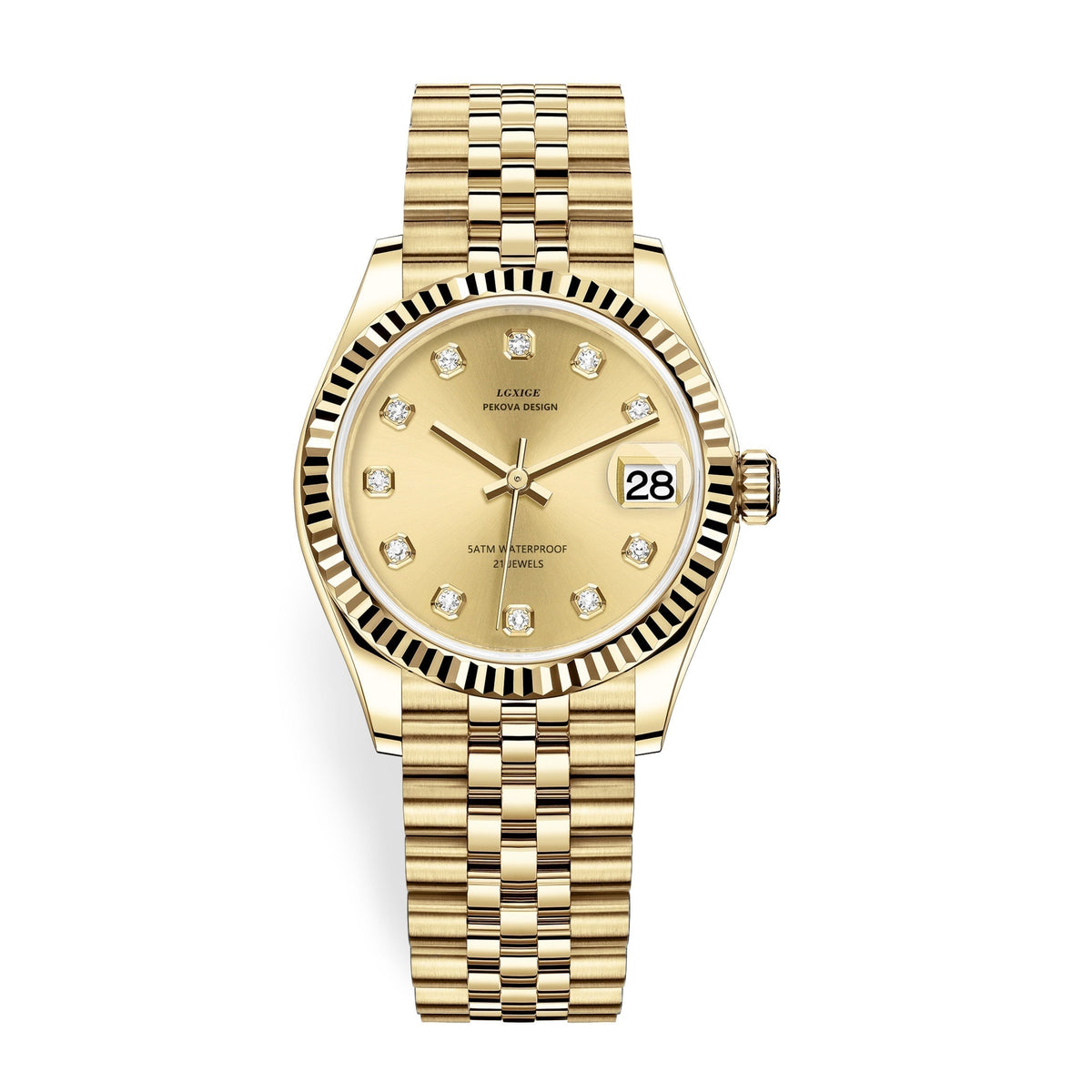 Classic Stainless Steel Wristwatch