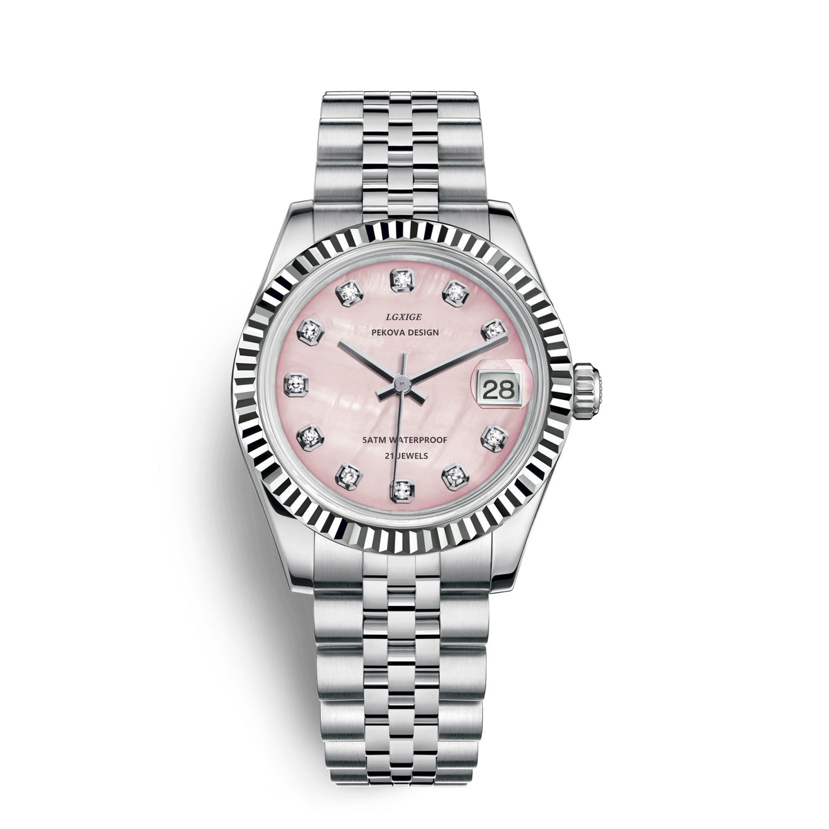 Classic Stainless Steel Wristwatch