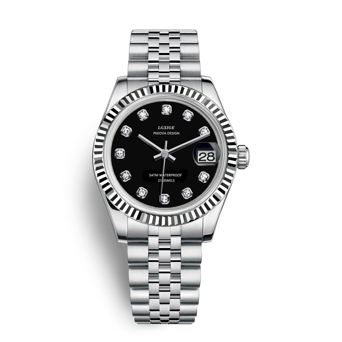 Classic Stainless Steel Wristwatch