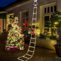 Climbing Santa Claus – Animated Christmas Light Ladder with Remote Control
