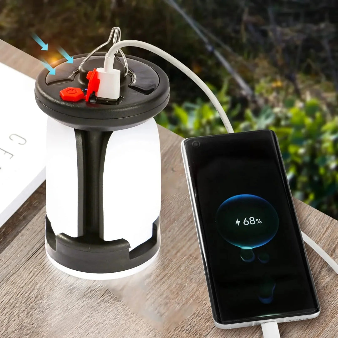Collapsible Solar USB Camping Lantern