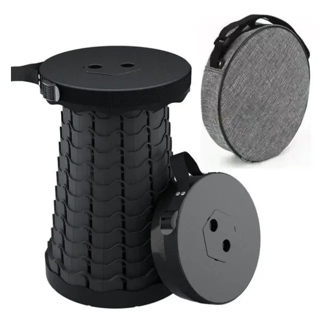 Collapsible Telescopic Stool with Storage Bag