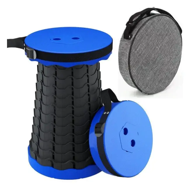 Collapsible Telescopic Stool with Storage Bag