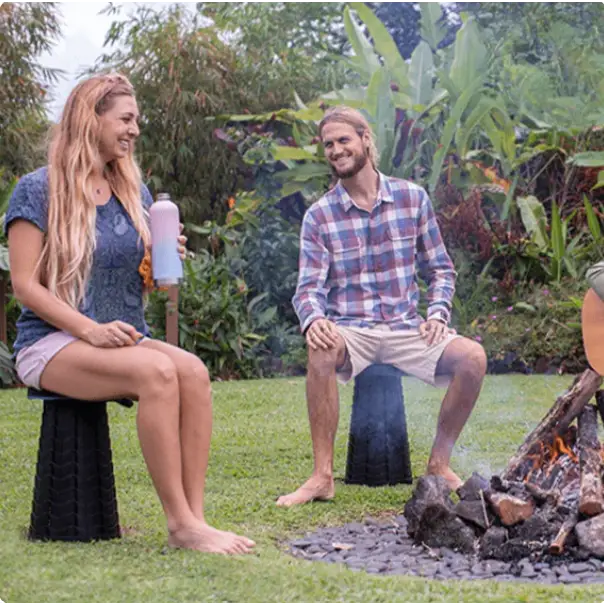 Collapsible Telescopic Stool with Storage Bag