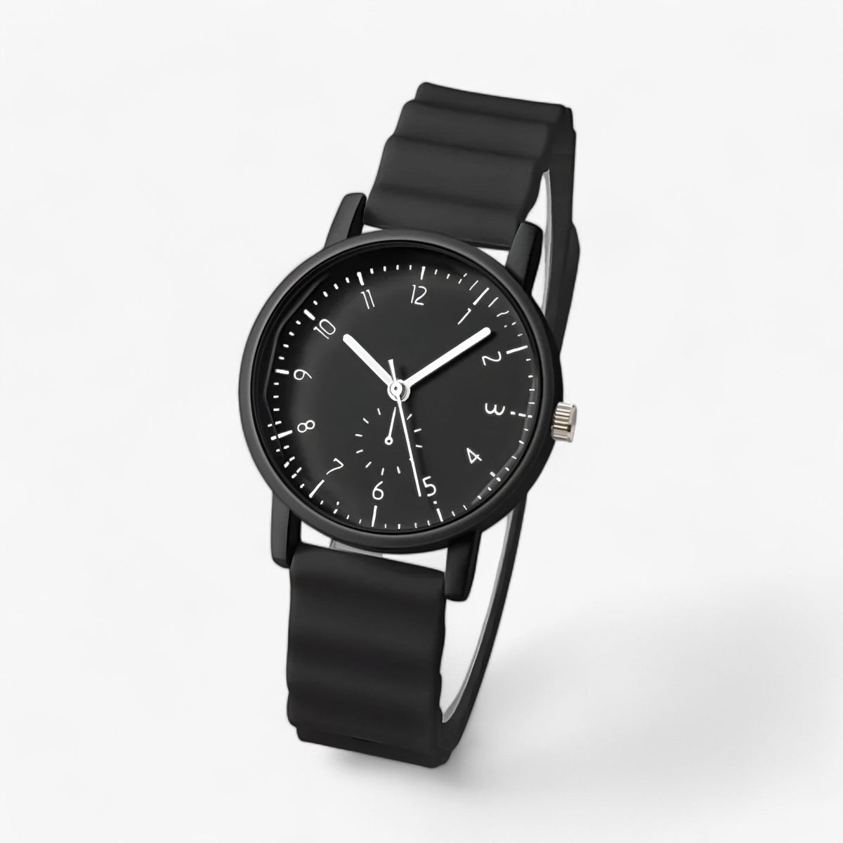 Colorful Quartz Jelly Watch with Elegant Wavy Silicone Strap