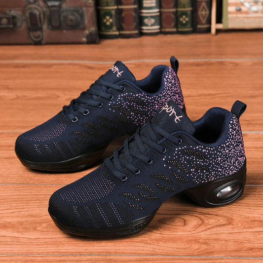 Comfortable Jazz Dance Shoes with Mesh Upper for Outdoor Sports
