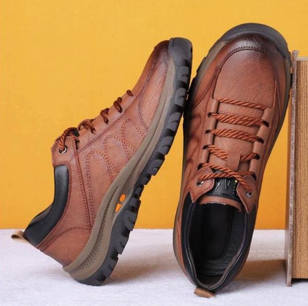 Comfortable Men's Orthopedic Leather Shoes