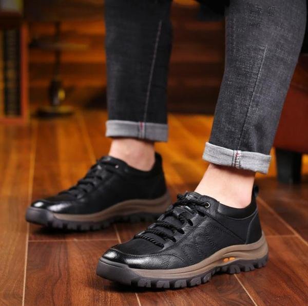 Comfortable Men's Orthopedic Leather Shoes