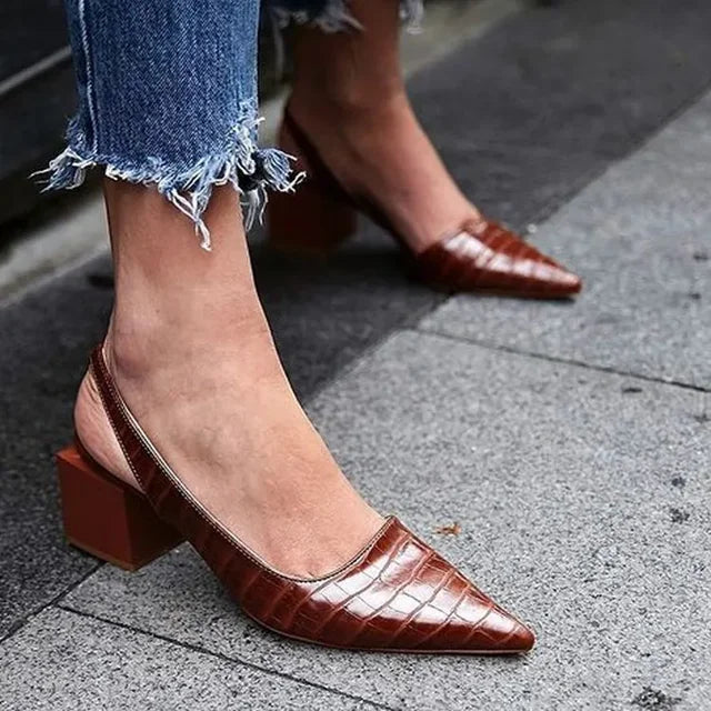 Comfortable Orthopaedic Slingback Heels