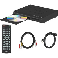 Compact DVD Player with HDMI Output and Region-Free Playback
