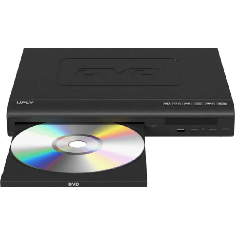 Compact DVD Player with HDMI Output and Region-Free Playback