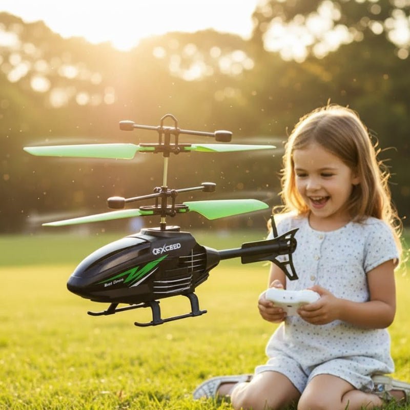 Compact Mini Helicopter for Kids with Easy Control and Stabilization