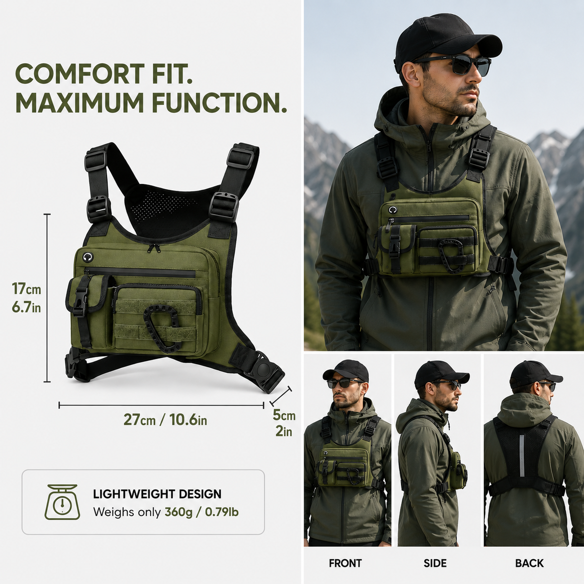 Compact Tactical Chest Rig