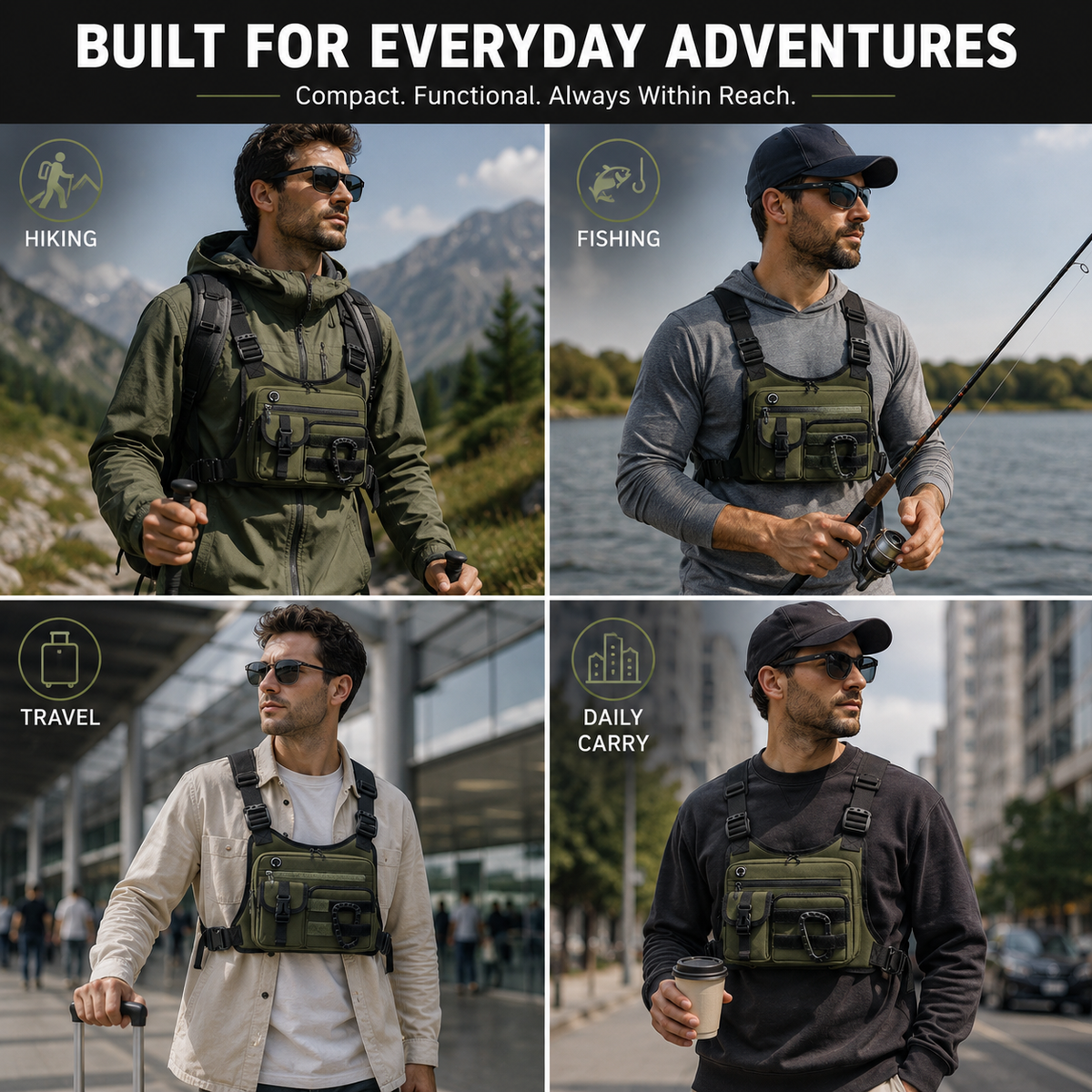 Compact Tactical Chest Rig