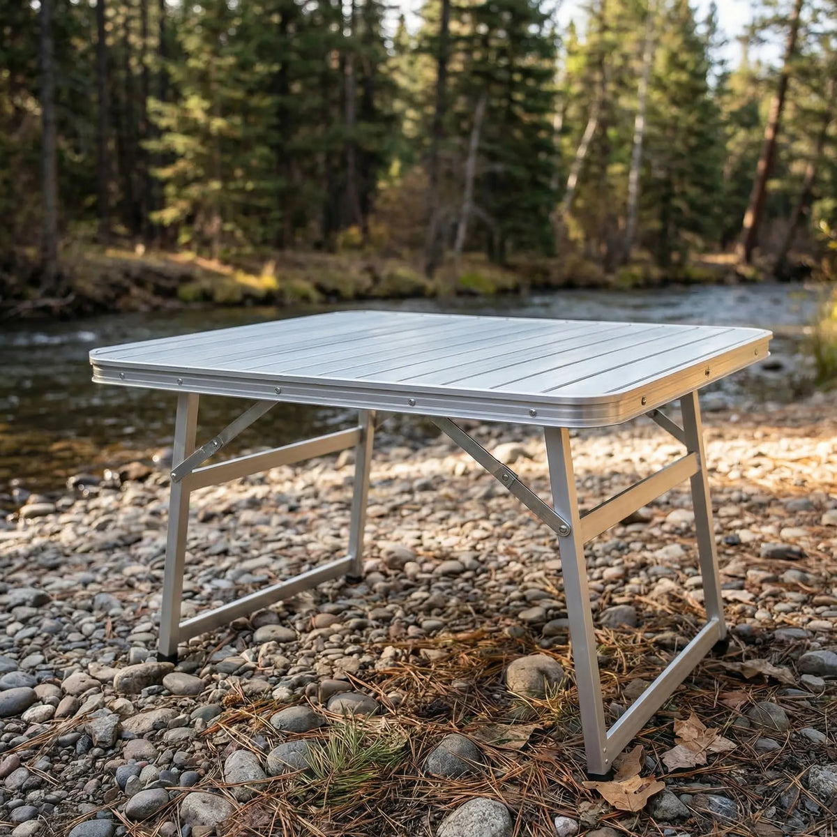 Compact Ultralight Roll-Up Folding Outdoor Table