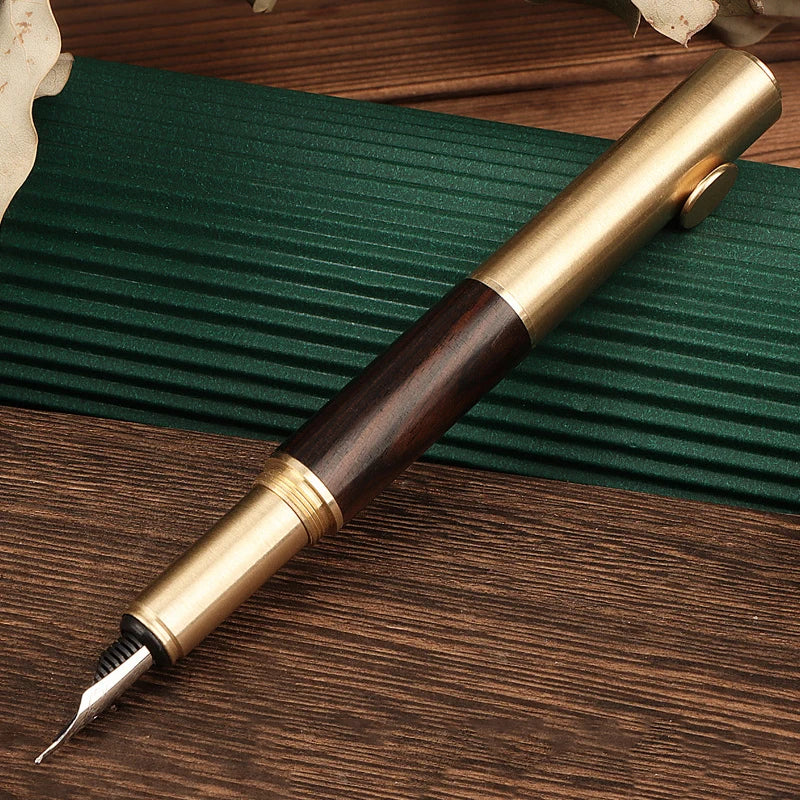 Compact Vintage Fountain Pen - 5 Pieces