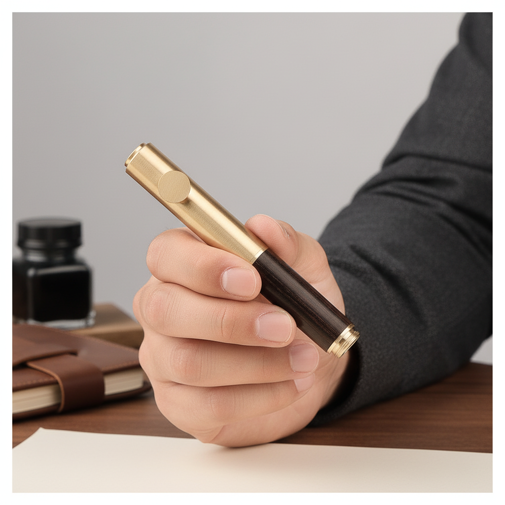 Compact Vintage Fountain Pen - 5 Pieces