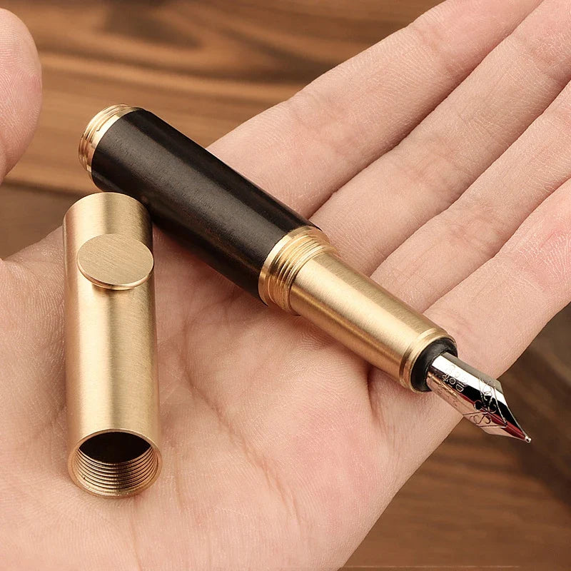 Compact Vintage Fountain Pen - 5 Pieces