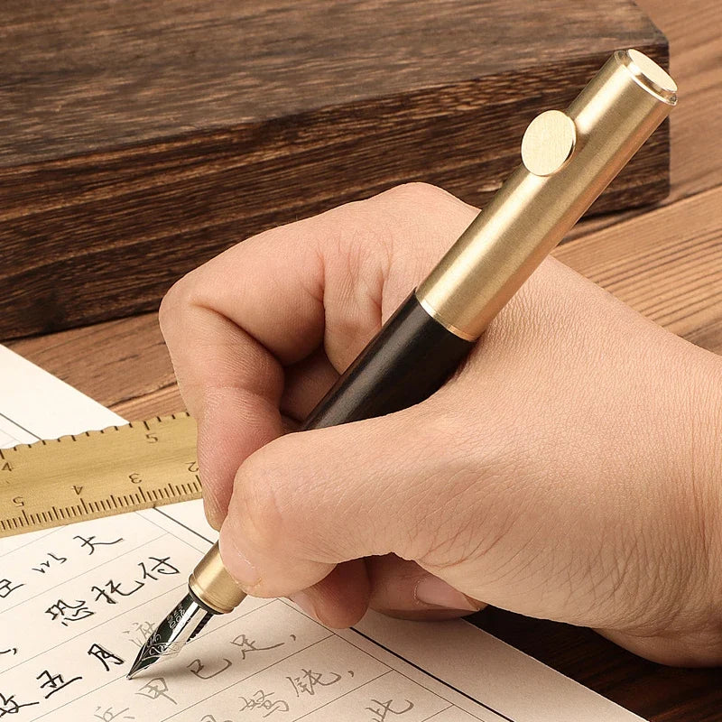 Compact Vintage Fountain Pen - 5 Pieces