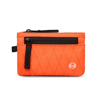Compact Zippered Card Wallet