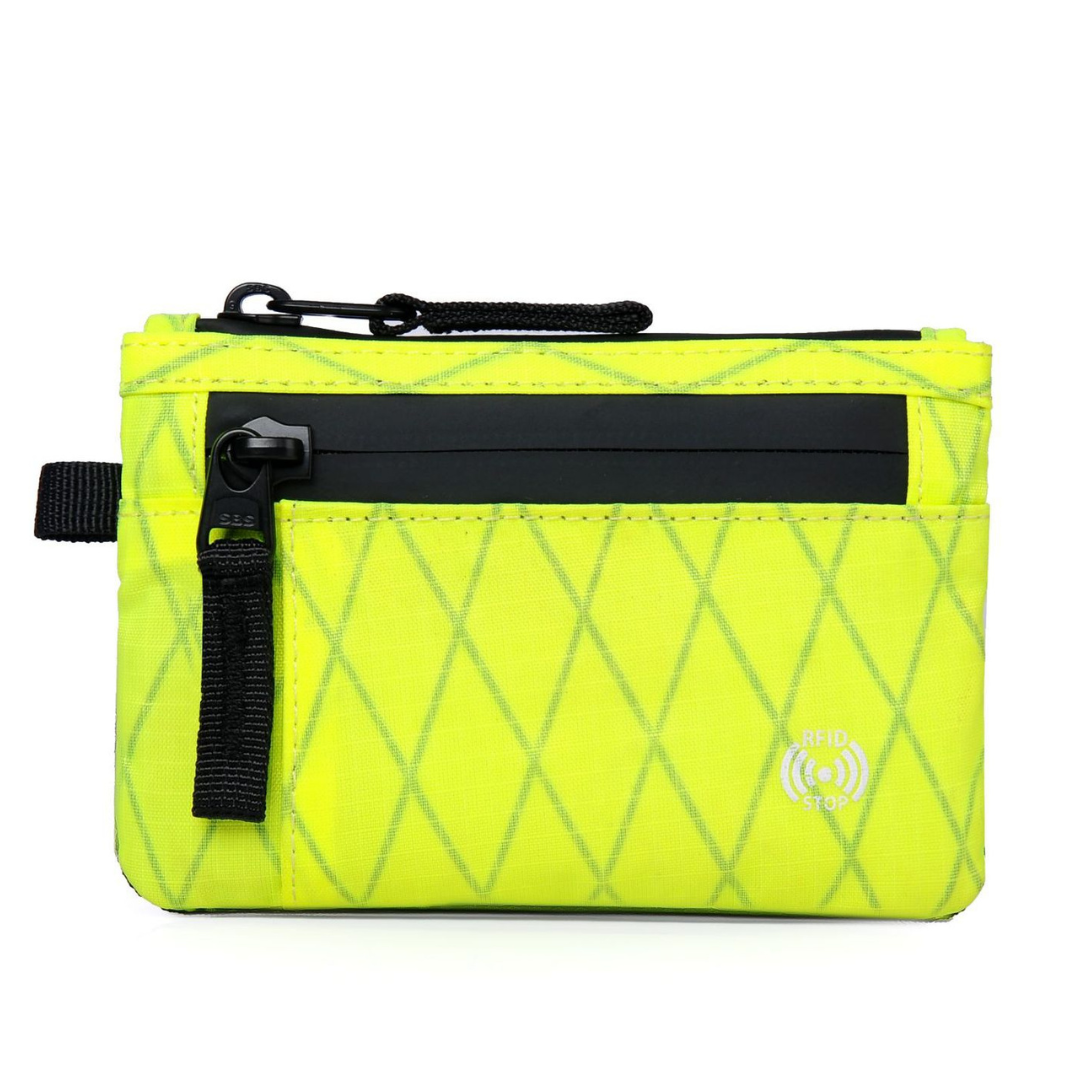Compact Zippered Card Wallet