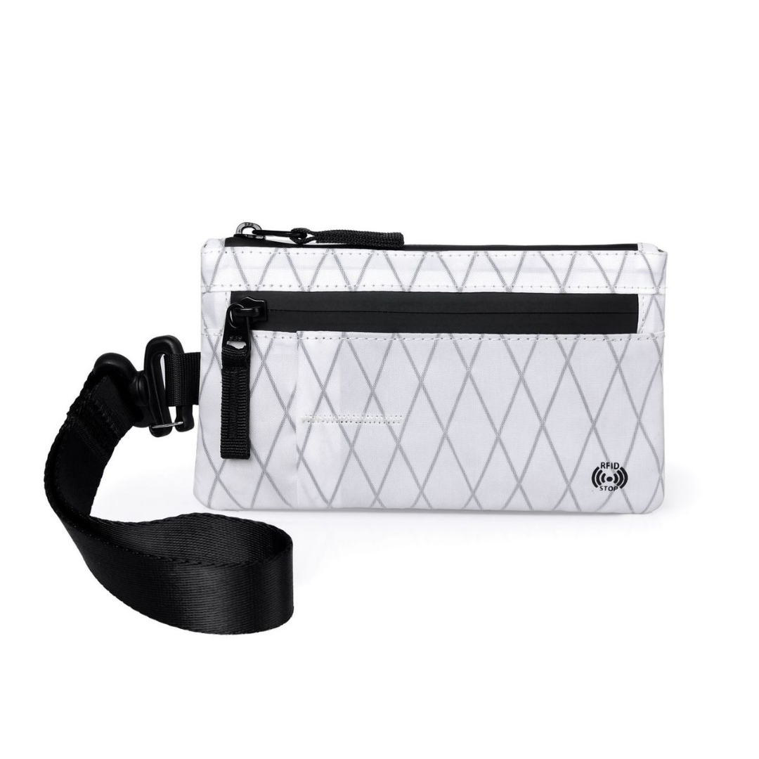Compact Zippered Card Wallet