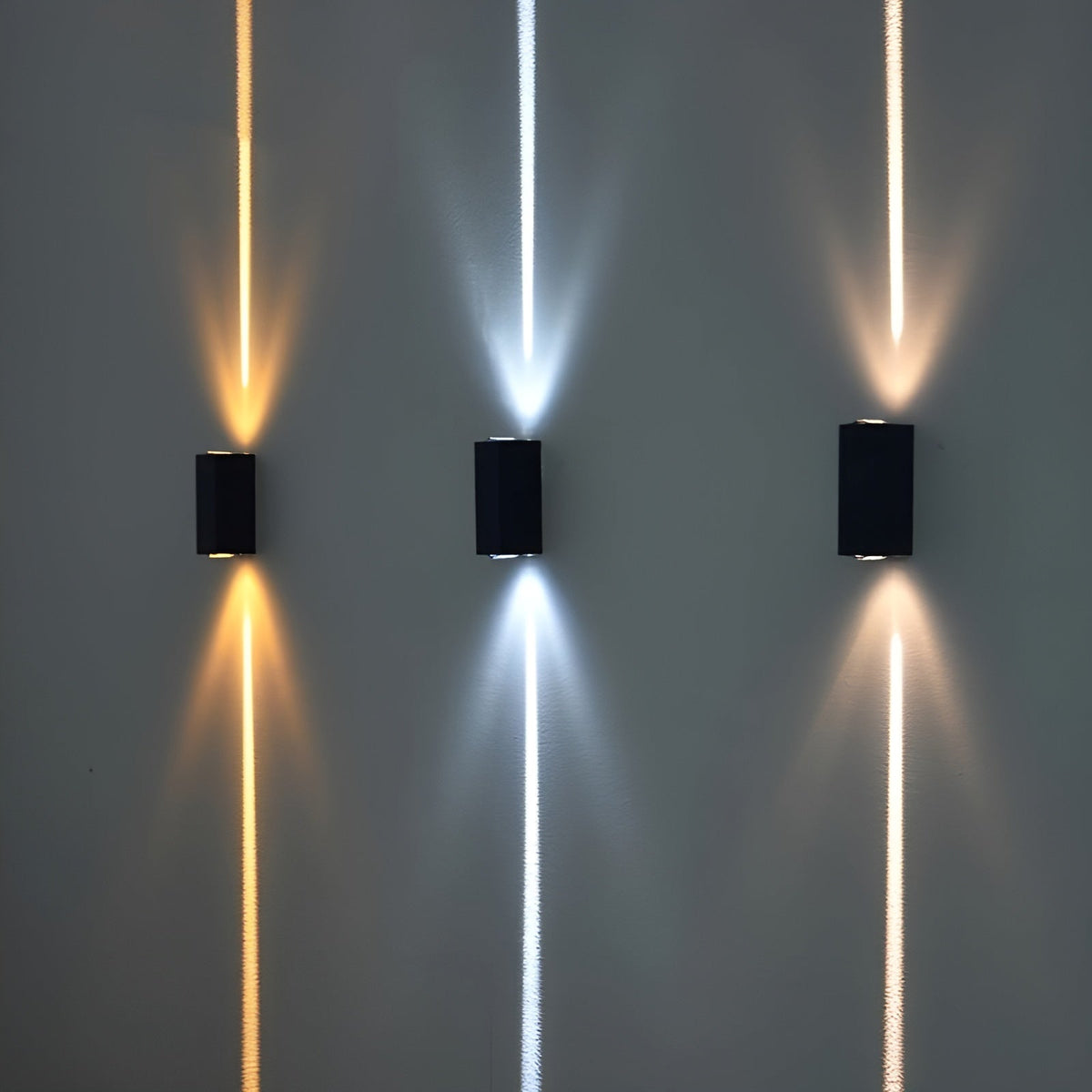 Concrete Look LED Wall Sconce - Modern Indoor/Outdoor Lighting Fixture
