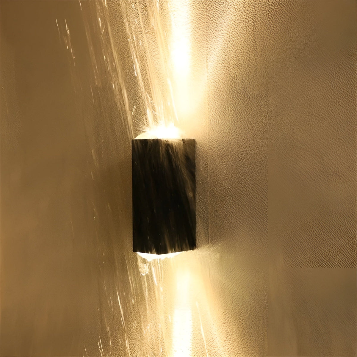 Concrete Look LED Wall Sconce - Modern Indoor/Outdoor Lighting Fixture
