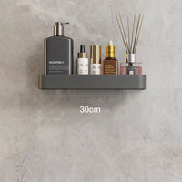 Contemporary Sleek Grey Bathroom Shelves