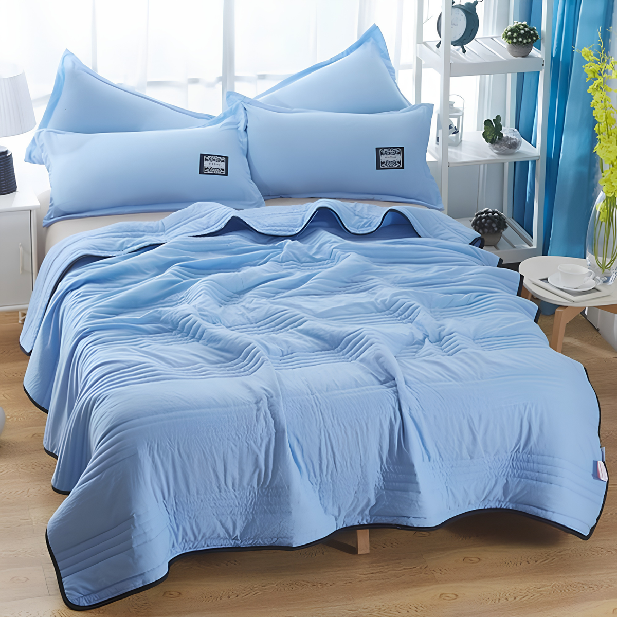 Cooling Blanket Keeps You Comfortable and Cool All Night