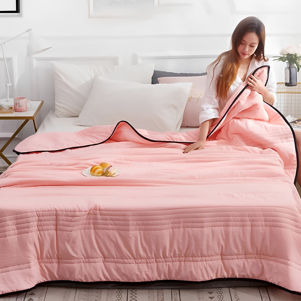 Cooling Blanket Keeps You Comfortable and Cool All Night