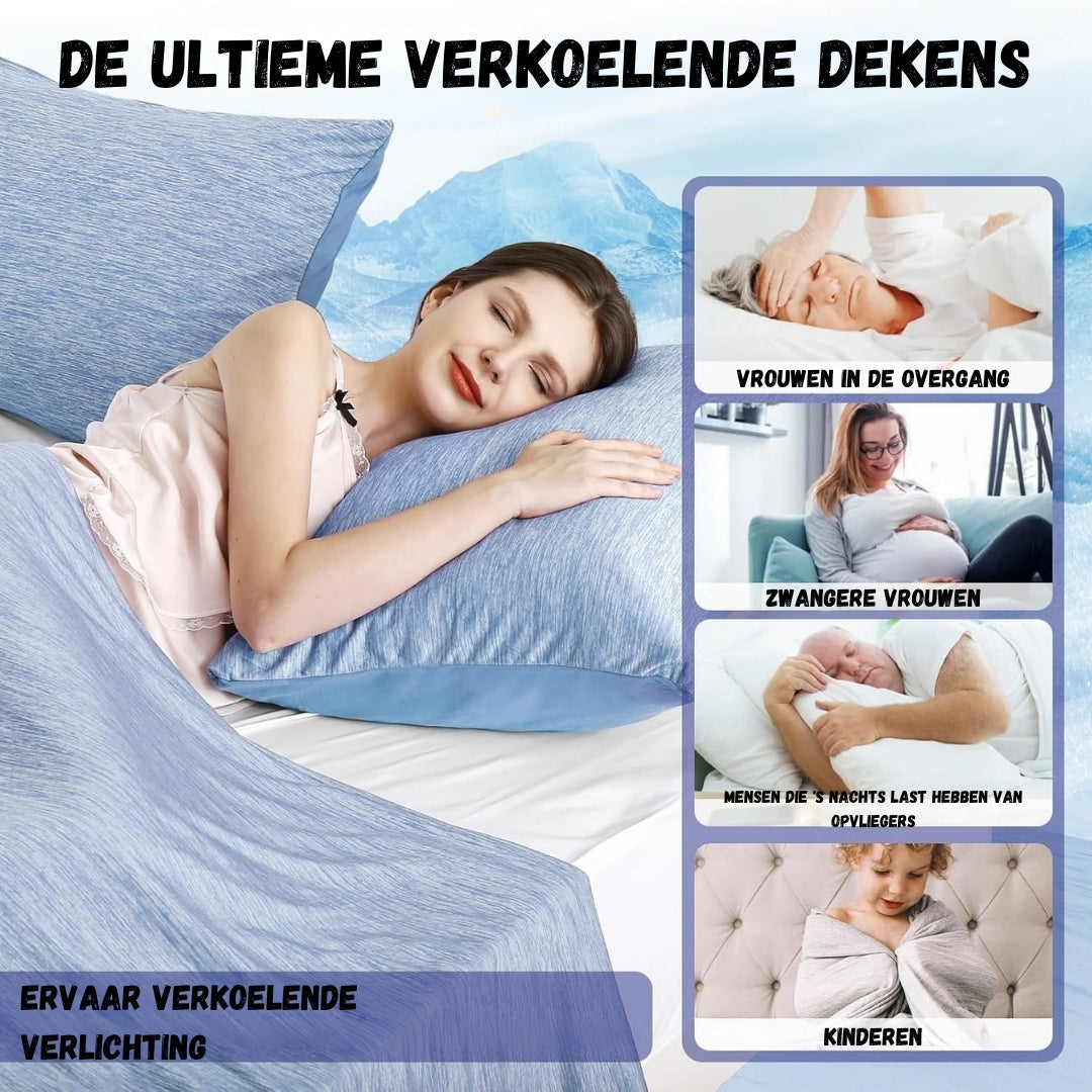 Cooling Blanket - Reversible Summer Blanket - Cool and Soft