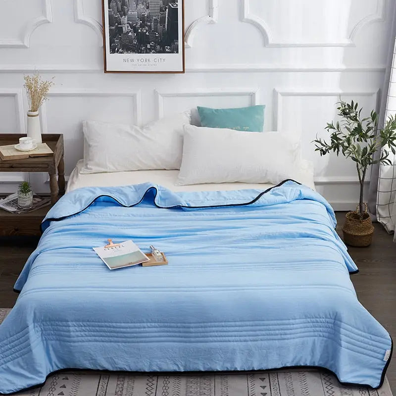 Cooling Summer Blanket | Lightweight and Breathable Bedding for Hot Nights