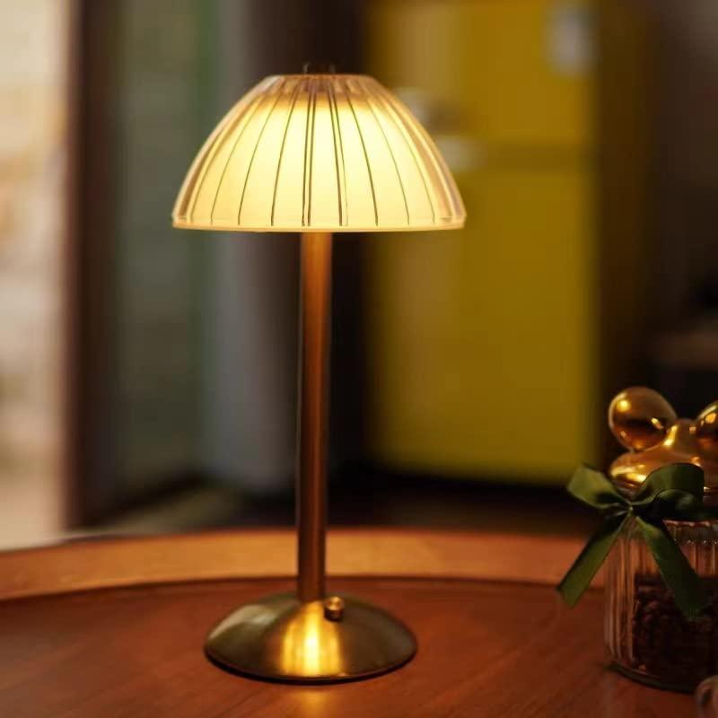 Cordless Crystal Glass Touch Control Table Lamp - Hotel Chic Style