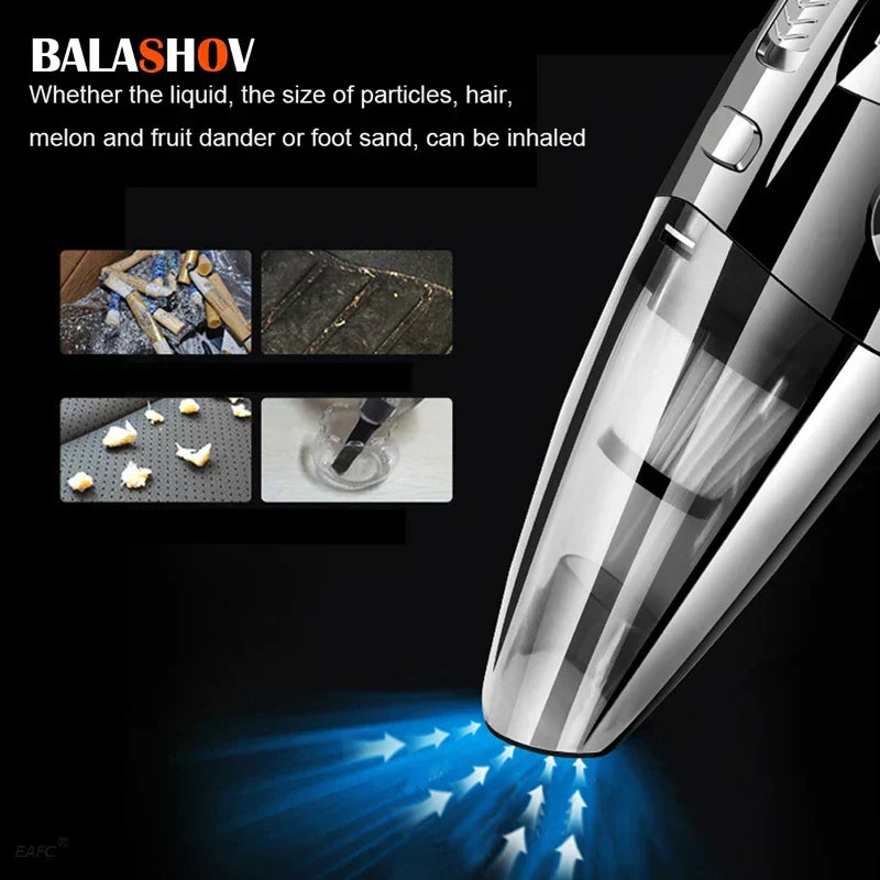 Cordless Handheld Vacuum Cleaner with Powerful Cyclonic Suction System
