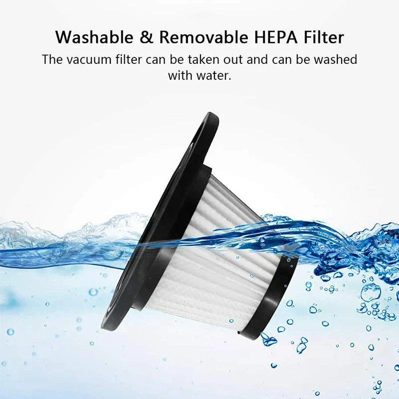 Cordless Handheld Vacuum Cleaner with Powerful Cyclonic Suction System