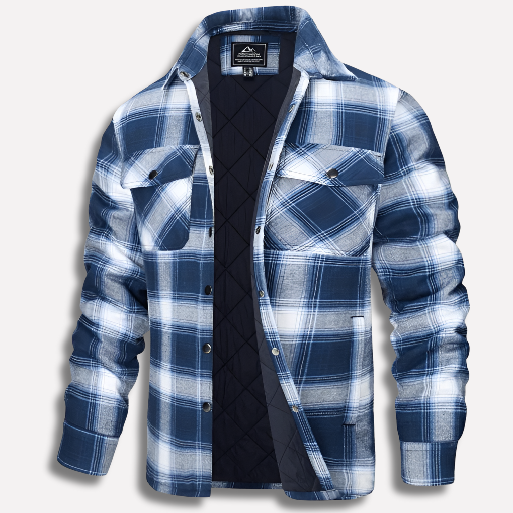 Cotton Plaid Lumberjack Flannel Shirt