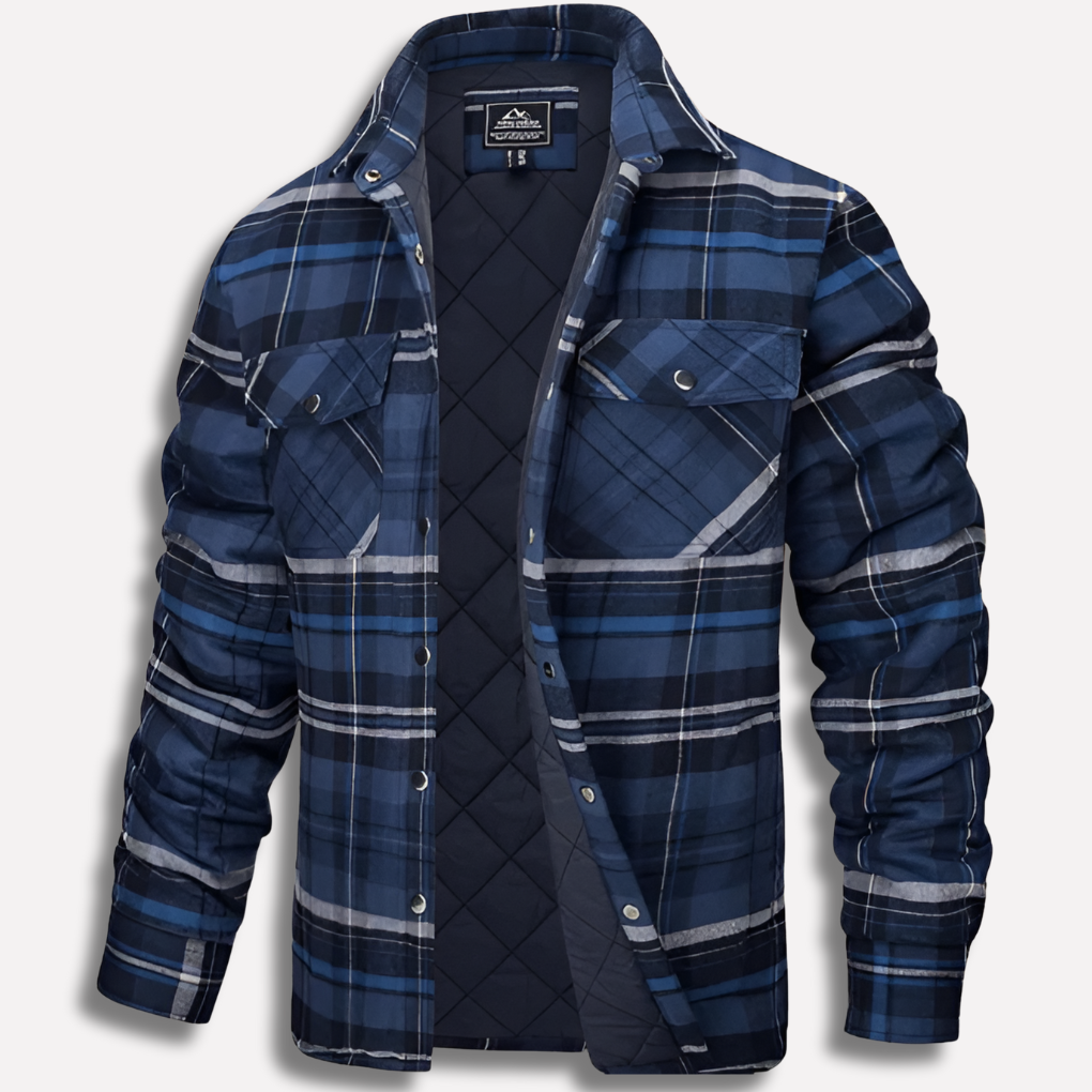 Cotton Plaid Lumberjack Flannel Shirt